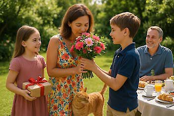 Muttertags-Gutschein verschenkt